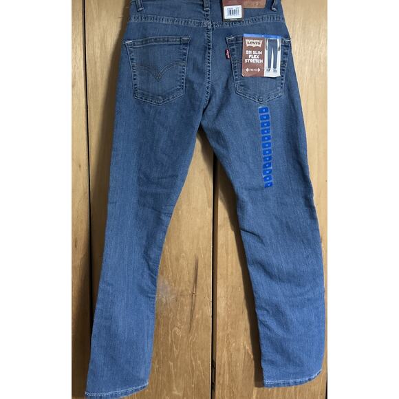 Levi's Boys 511 Slim Flex Stretch Jeans Adjustable Flex Waistband Youth Size 12 - Picture 2 of 5